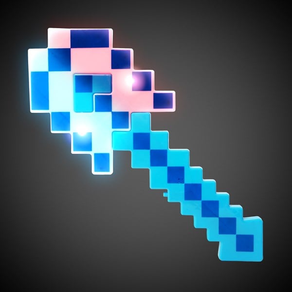 LED Blue Pixel Arrow