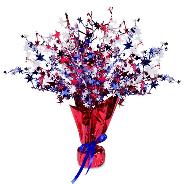 Red, White & Blue 15" Centerpiece