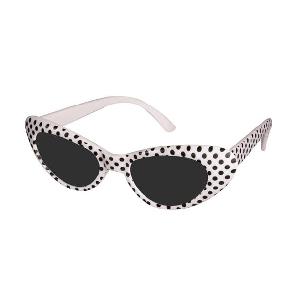White Polka Dot Kids' Sunglasses