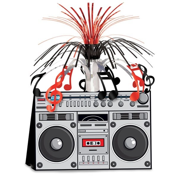 Boom Box Centerpiece
