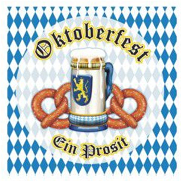 Oktoberfest Pretzels Lunch Napkins