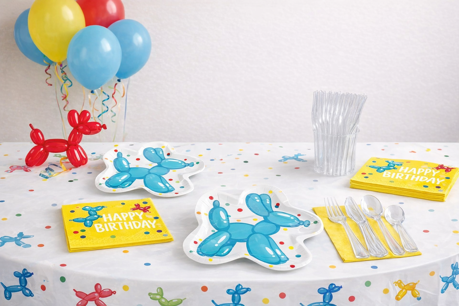 Balloon Dog Birthday Party Kit - GOOD