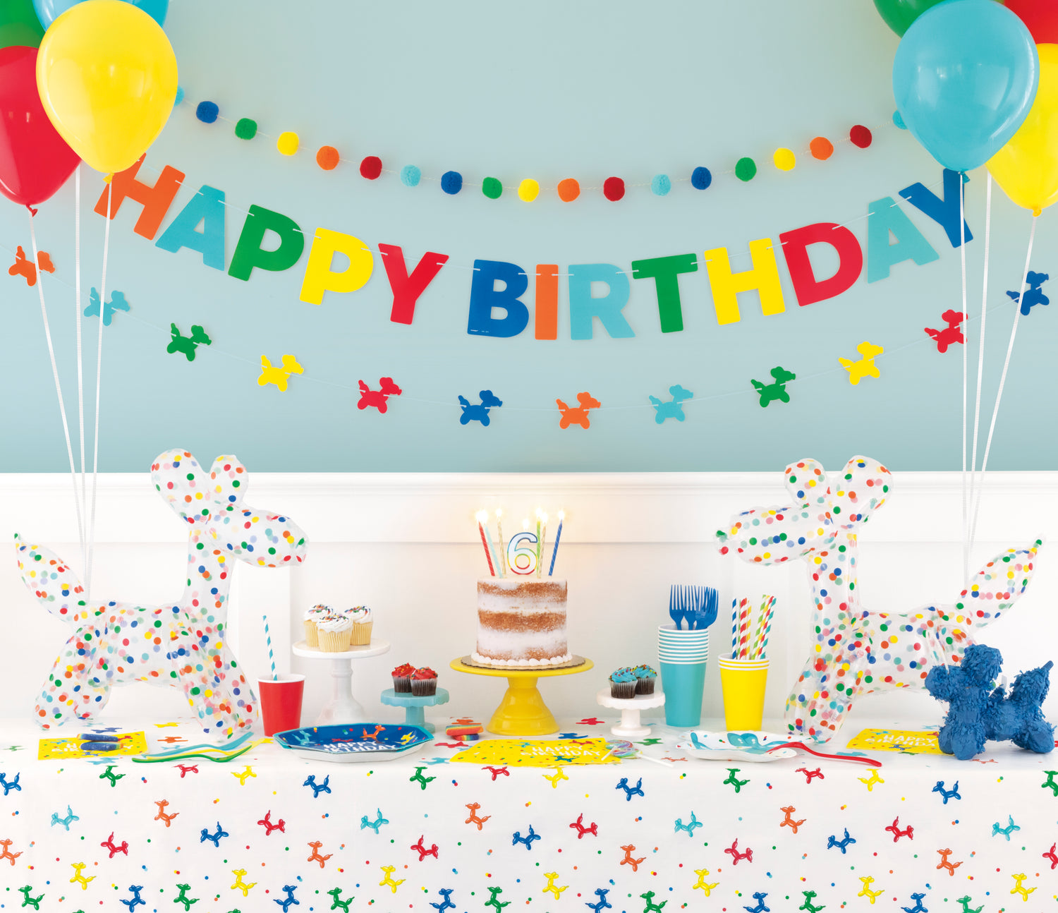 Balloon Dog Birthday Party Kit - BEST