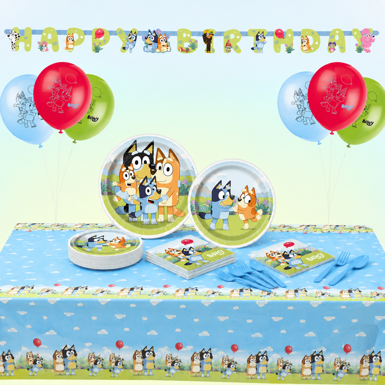 Bluey Party Kit for 16 People - Standard