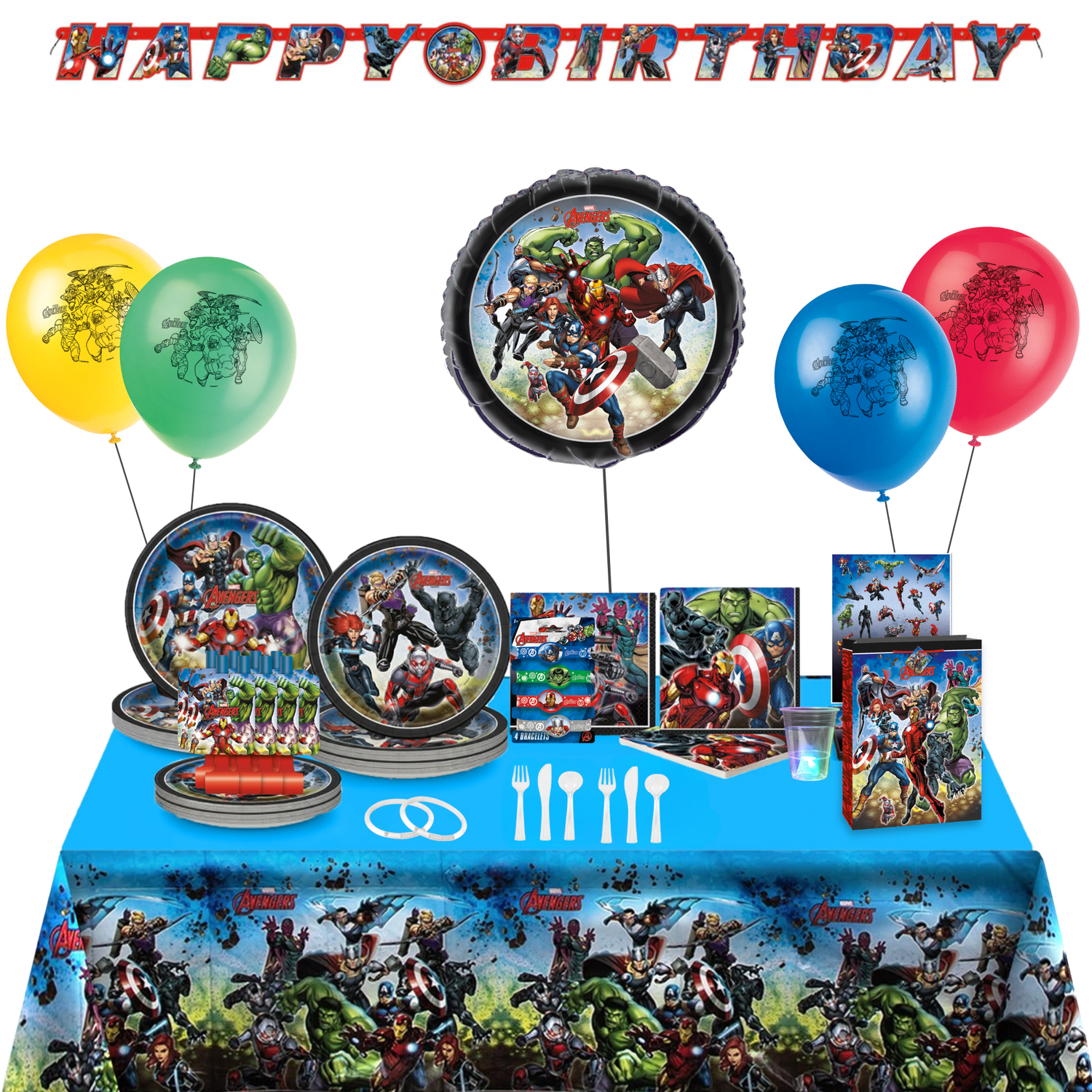 Avengers Party Kit for 16 People - Ultimate
