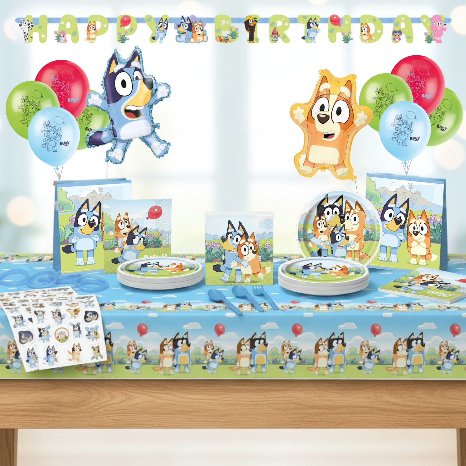 Bluey Party Kit for 16 People - Ultimate