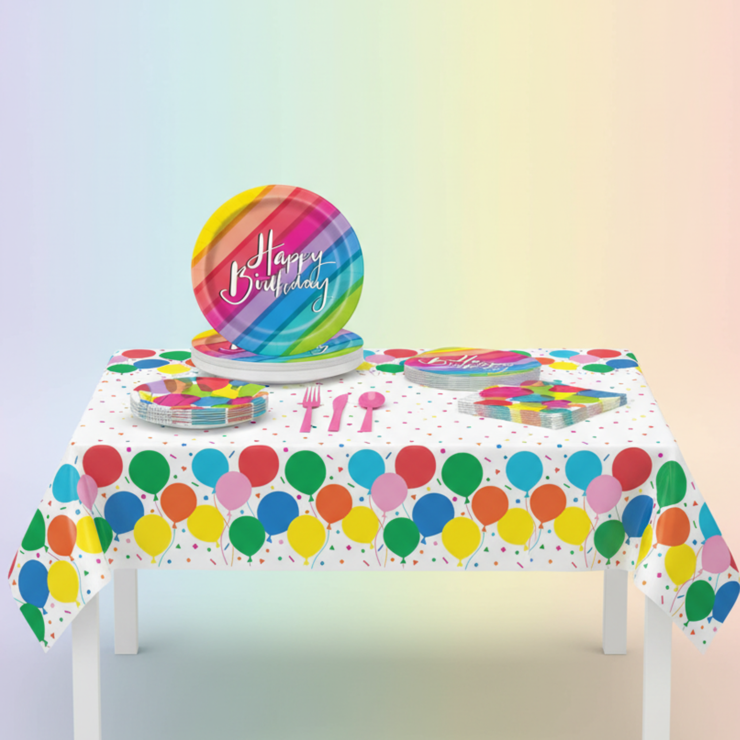 Colorful Balloons Party Kit for 16 People - Good