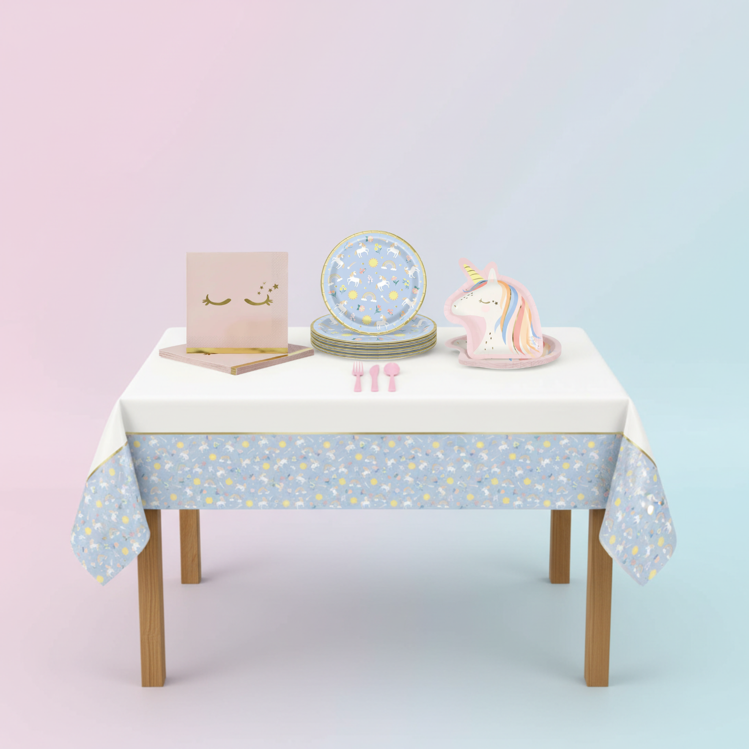 Dainty Unicorn-FS Party Kit for 16 People - Good