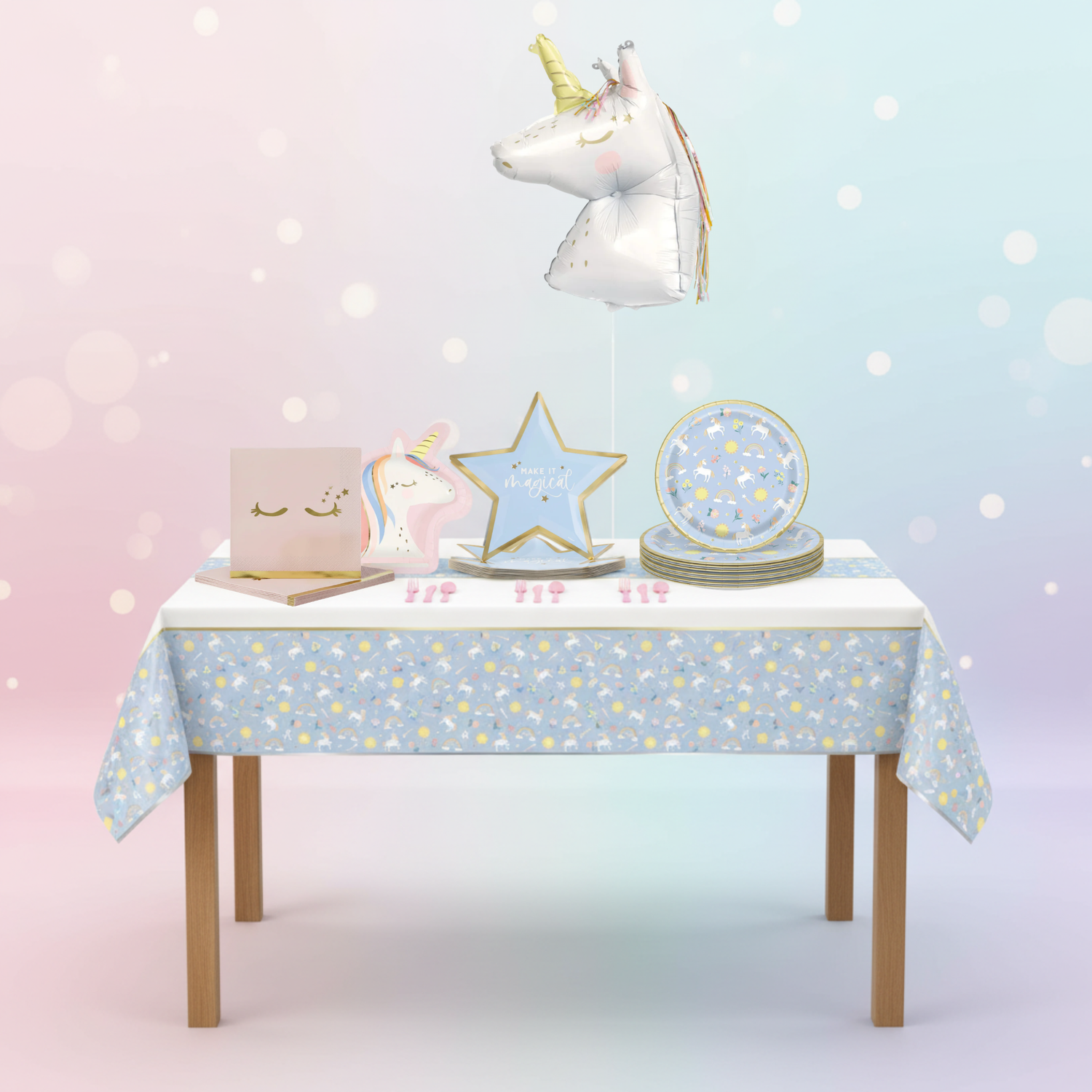 Dainty Unicorn-FS Party Kit for 16 People - Better