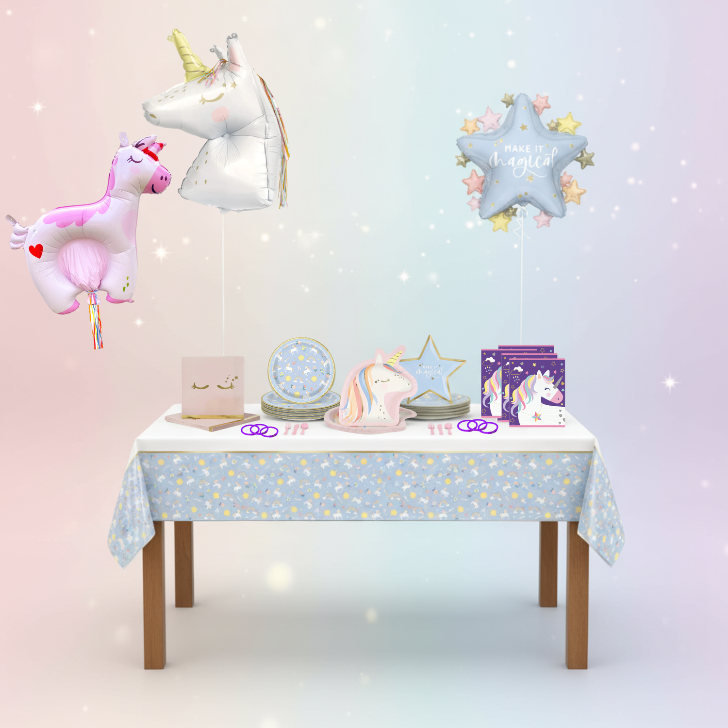 Dainty Unicorn-FS Party Kit for 16 People - Best