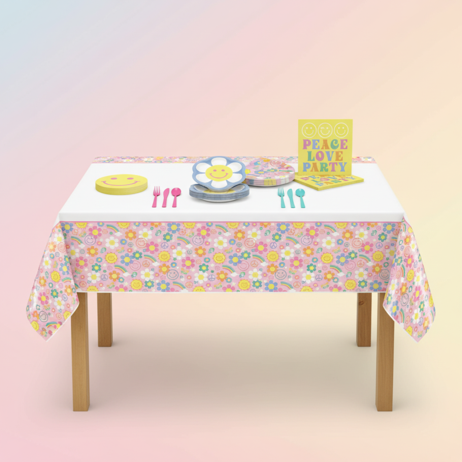 Groovy Birthday Party Kit for 16 People - Standard