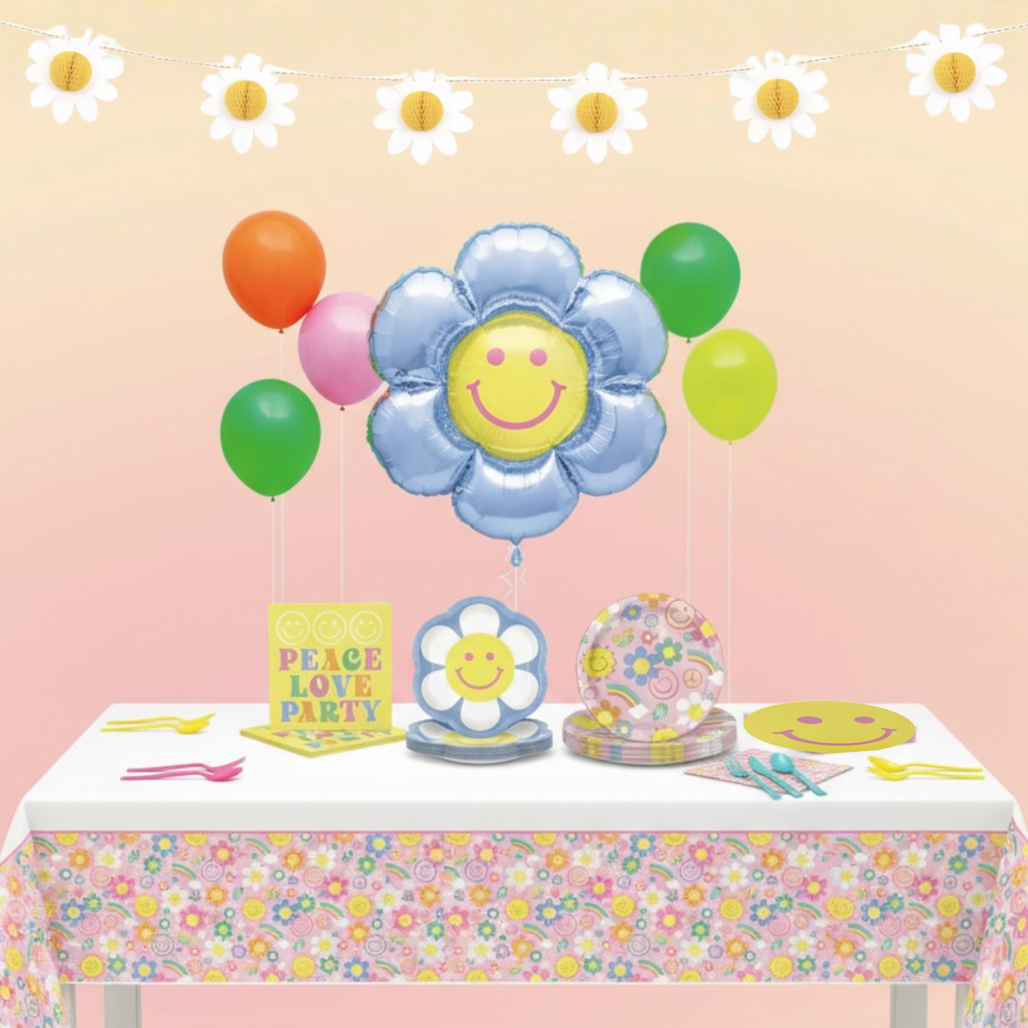 Groovy Birthday Party Kit for 16 People - Ultimate