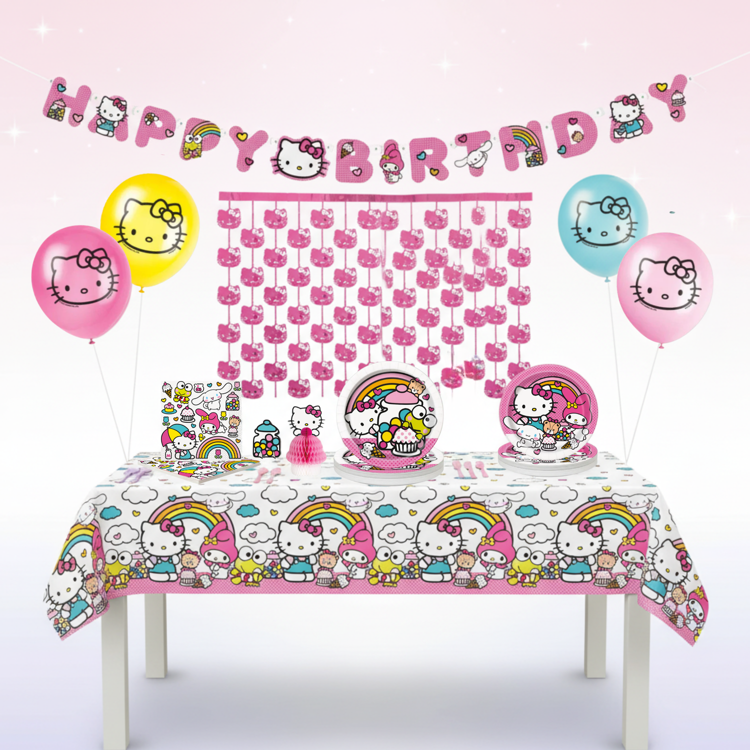 Hello Kitty & Friends Party Kit for 16 People - Ultimate
