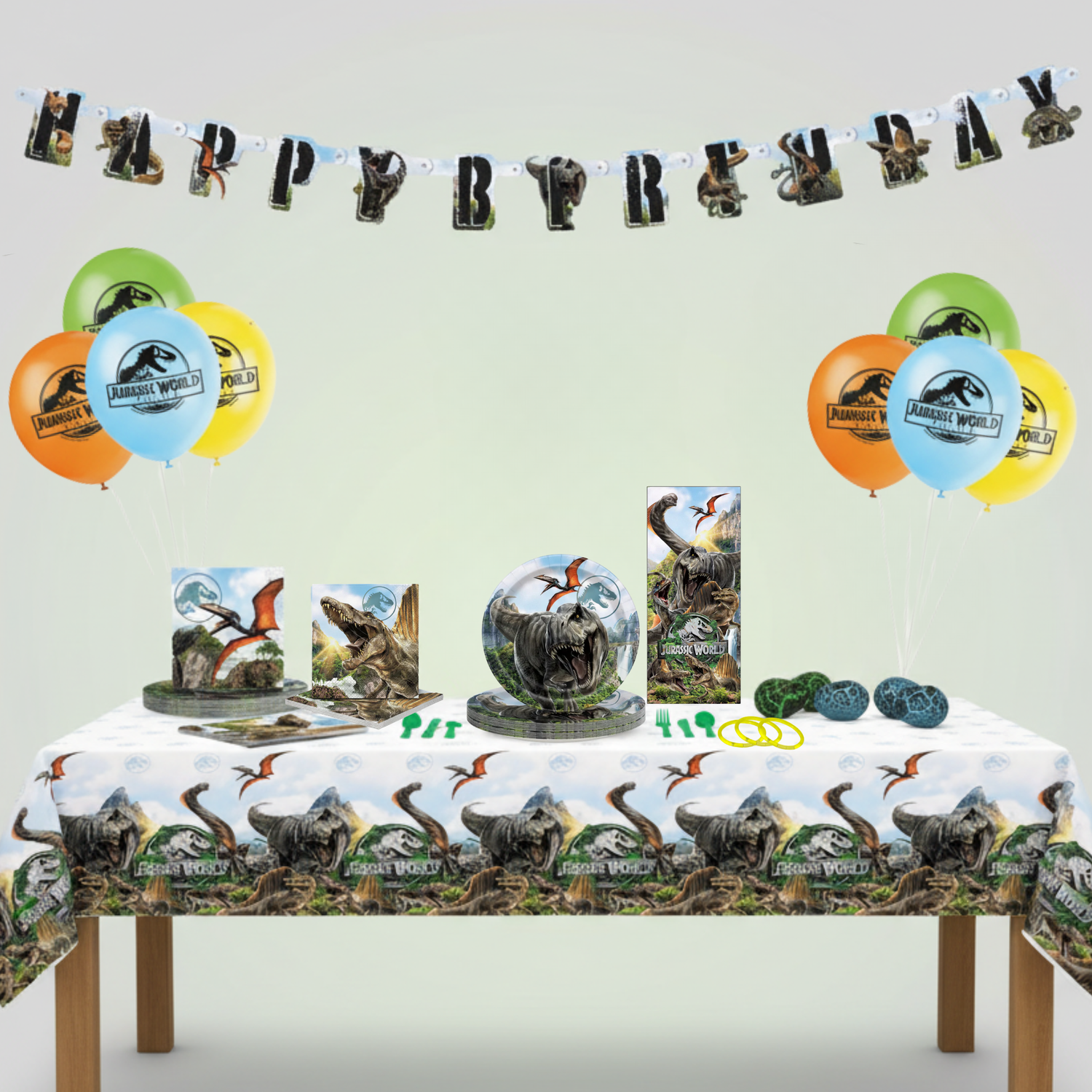 Jurassic World 4 Party Kit for 16 People - Ultimate