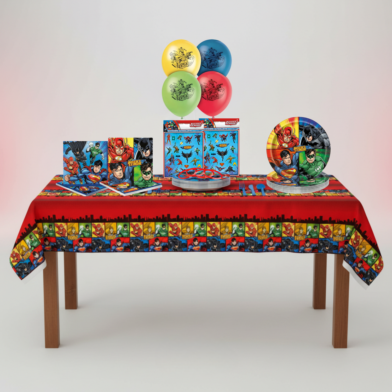 Justice League Party Kit for 16 People - Deluxe