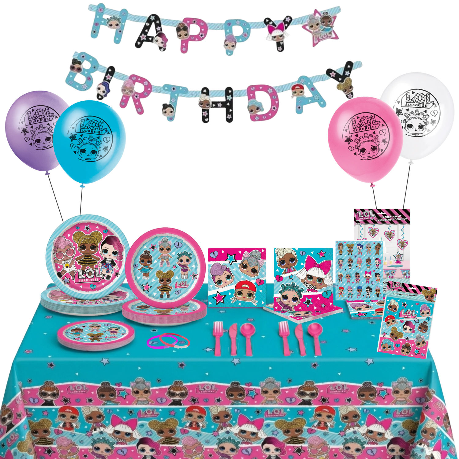 LOL Surprise Party Kit for 16 People - Ultimate