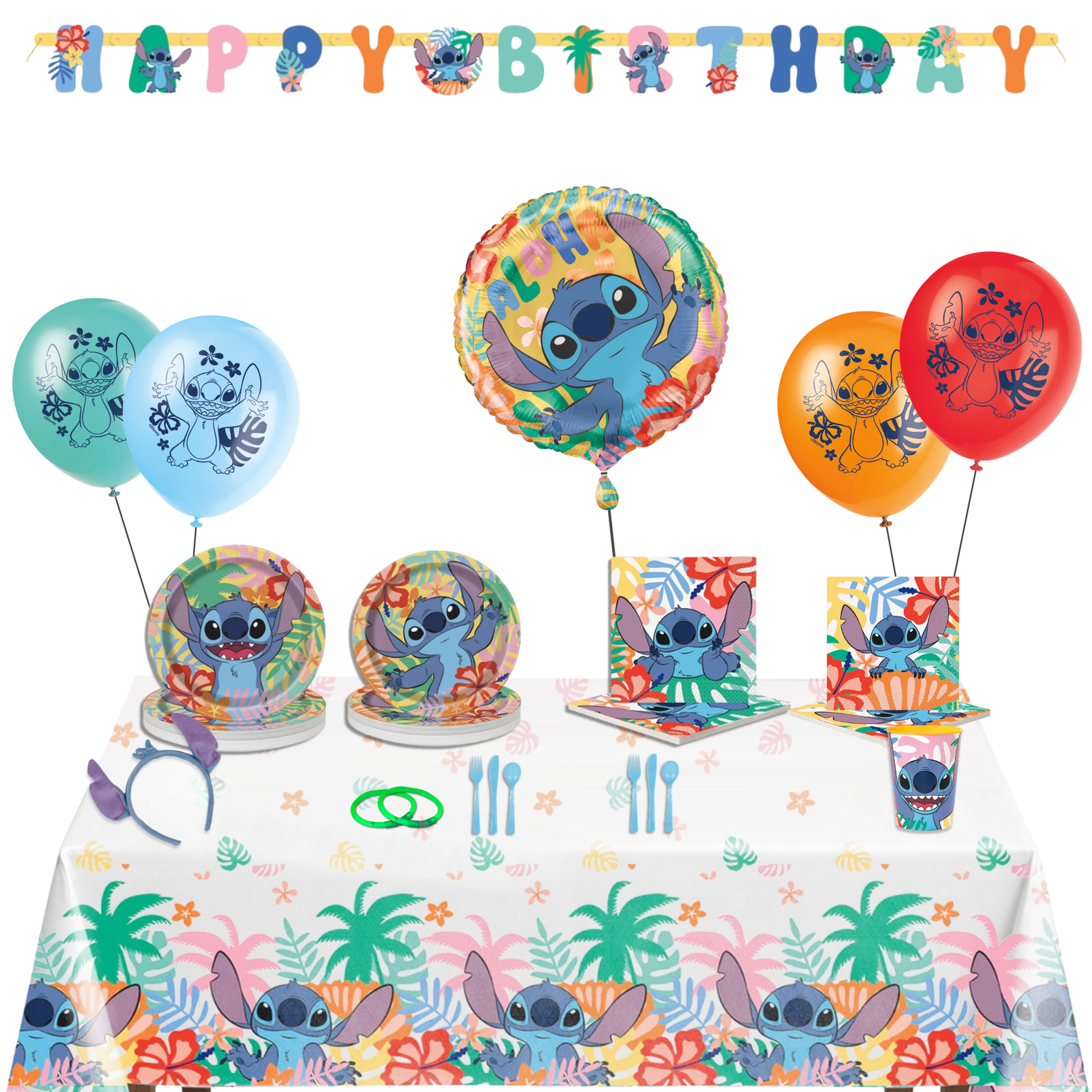Lilo and Stitch 2024 Party Kit for 16 People - Best