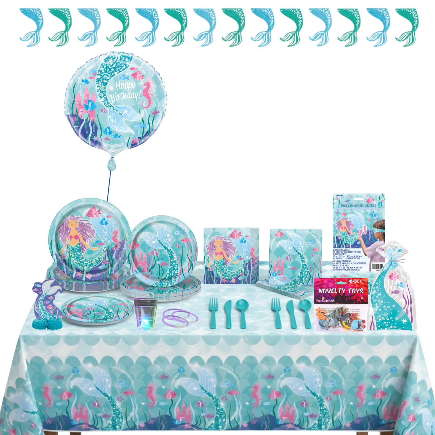 Mermaid Party Kit for 16 People - Best