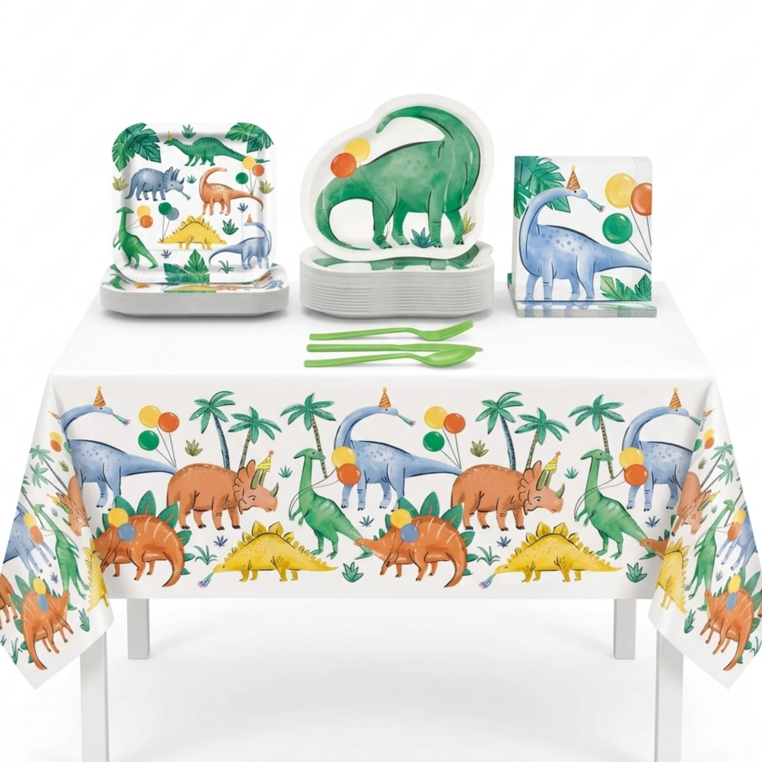 Partying Dinosaurs Party Kit for 16 People - Standard