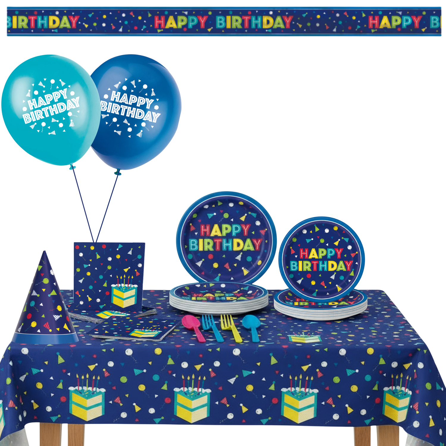 Peppy Birthday Party Kit for 16 People - Better