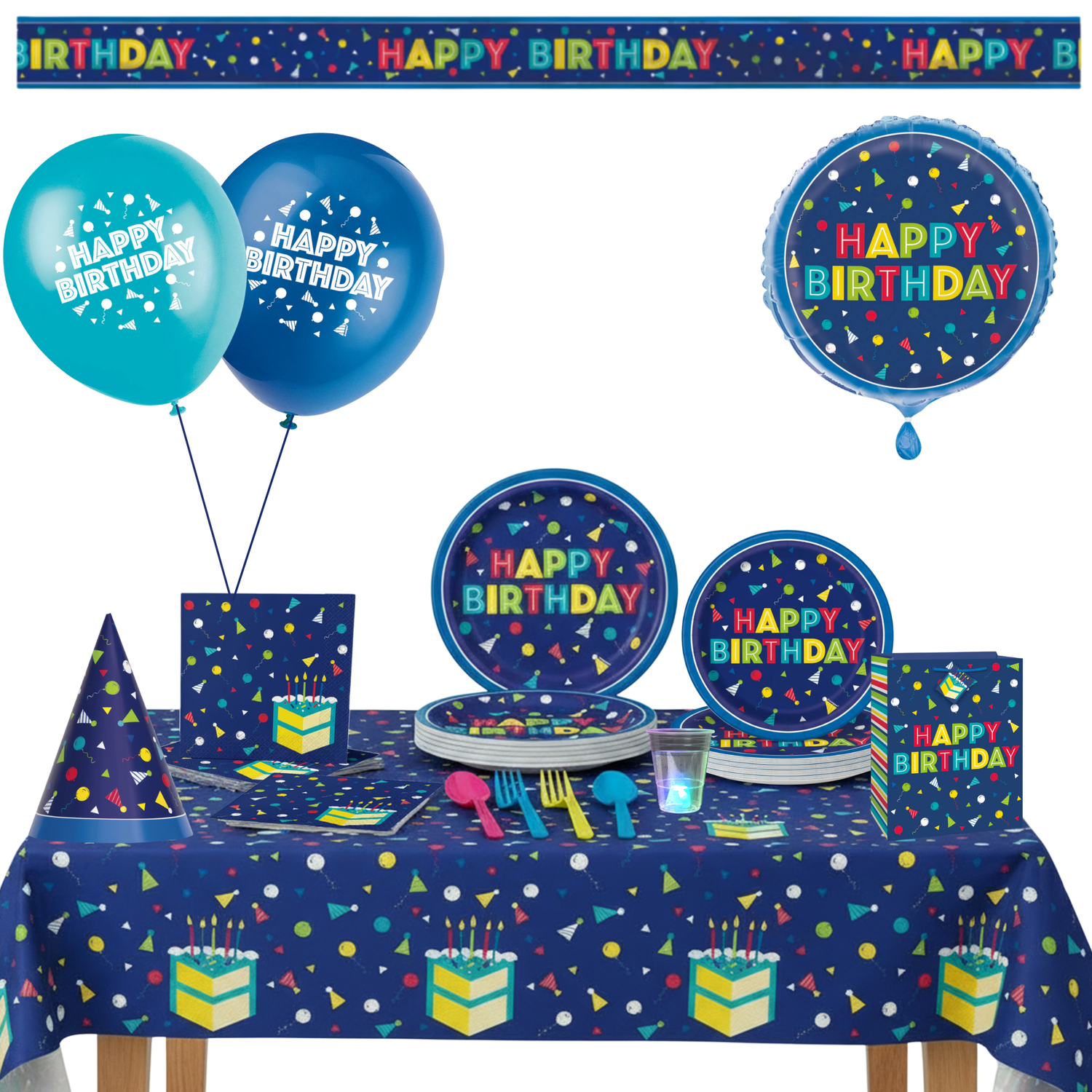 Peppy Birthday Party Kit for 16 People - Best