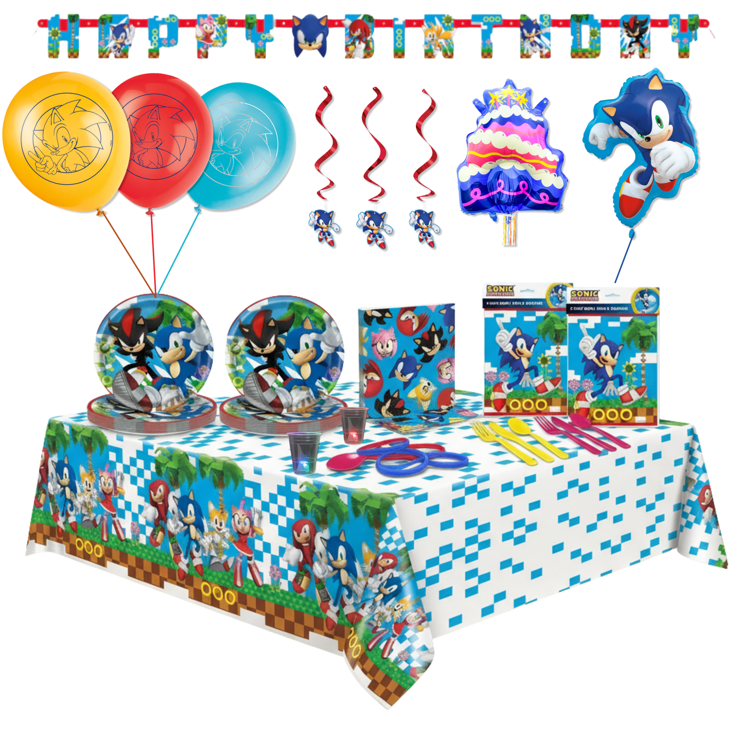 Sonic the Hedgehog Party Kit for 16 People - Best