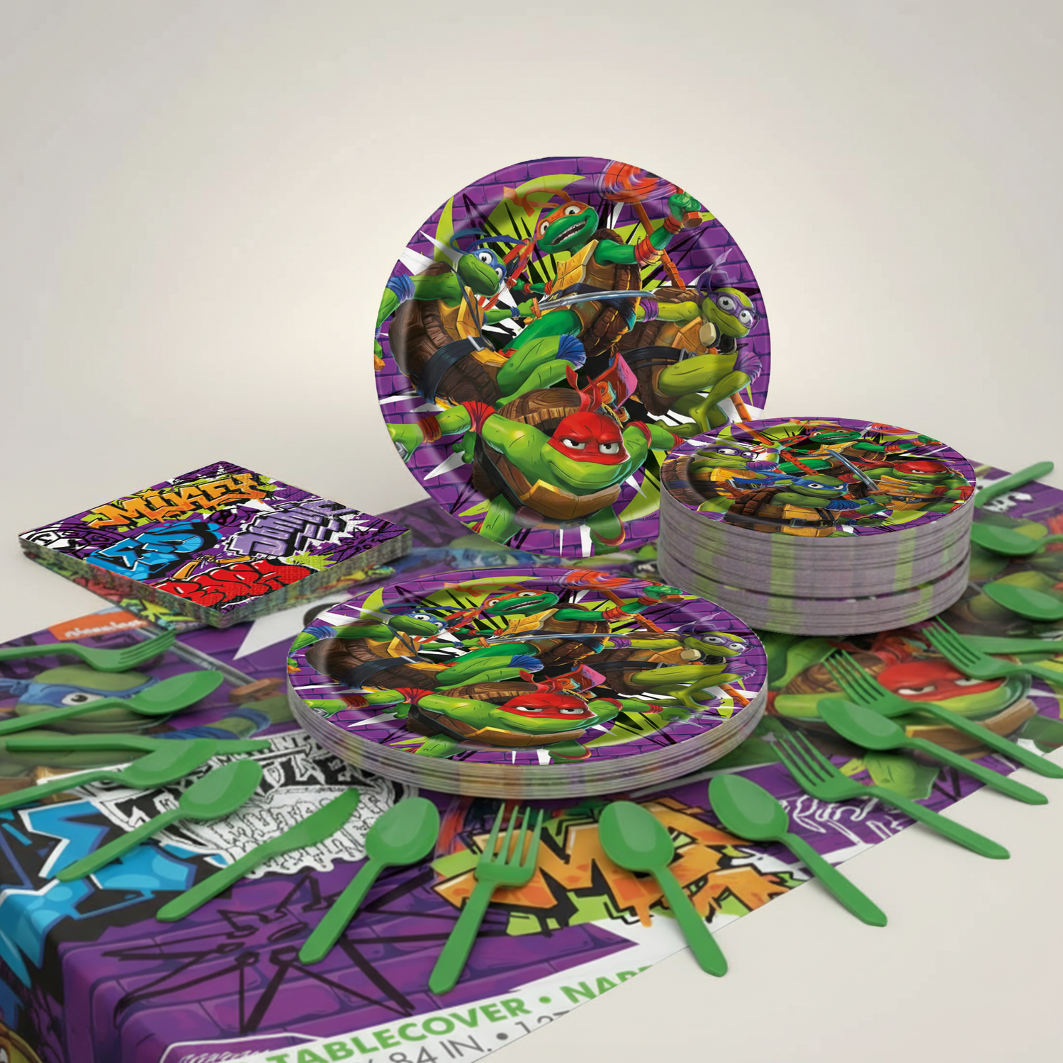 TMNT Mutant Mayhem Party Kit for 16 People - Standard