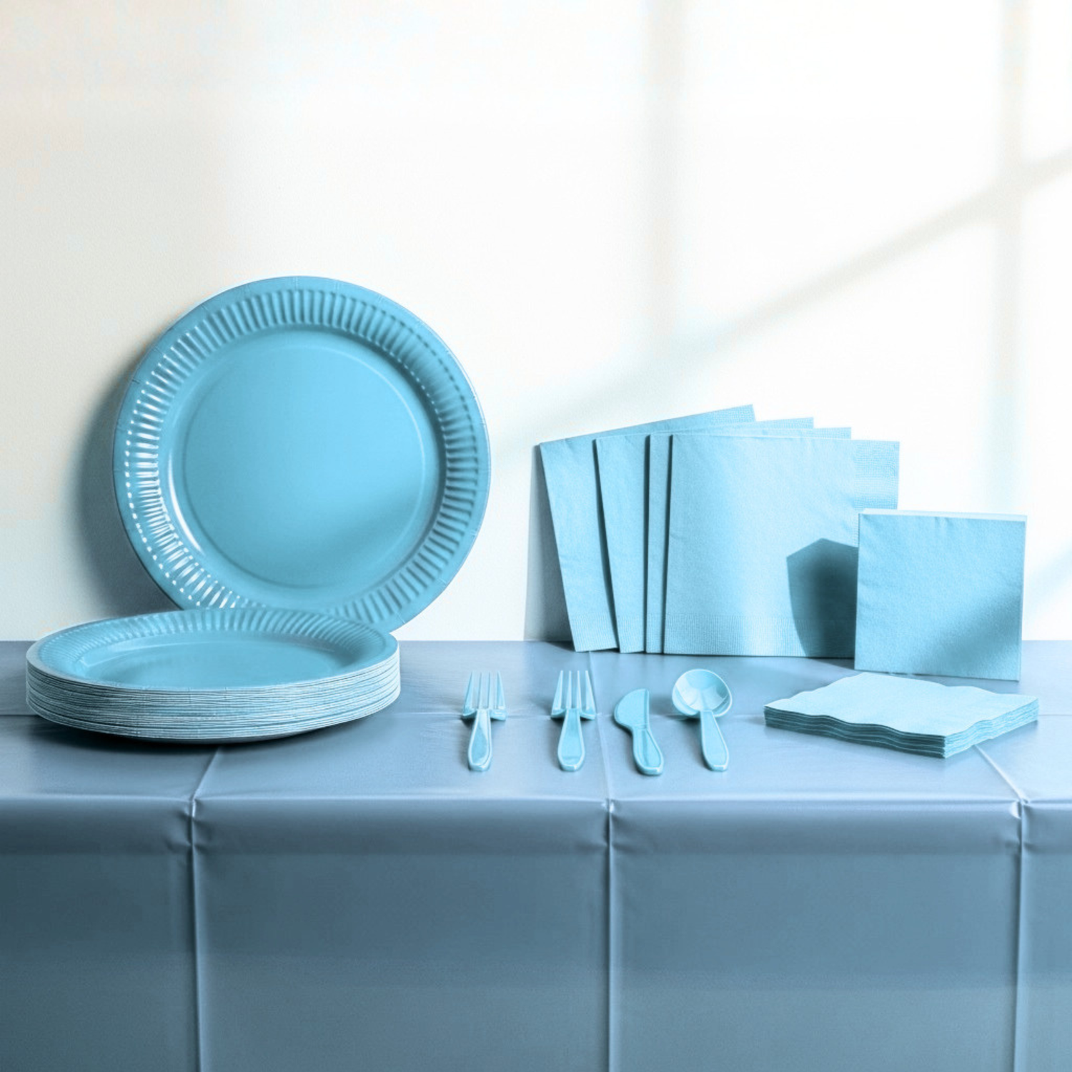 Powder Blue Party Kit for 16 people - Standard