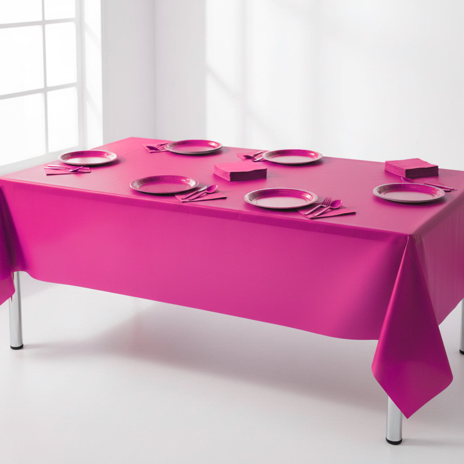 Neon Pink Party Kit for 16 people - Ultimate
