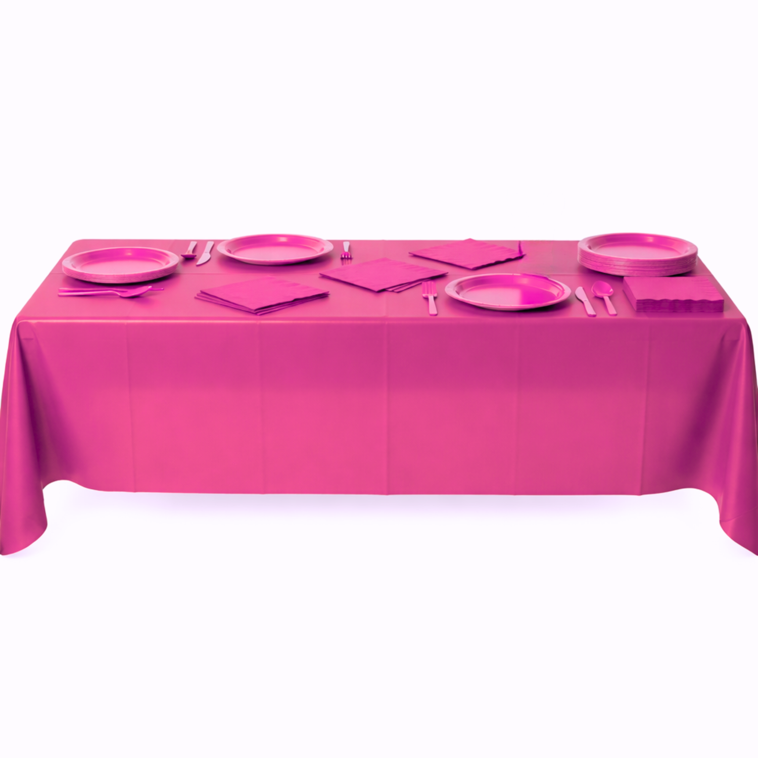 Neon Pink Party Kit for 16 people - Deluxe