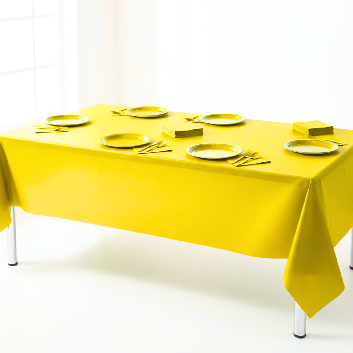 Neon Yellow Party Kit for 16 people - Deluxe