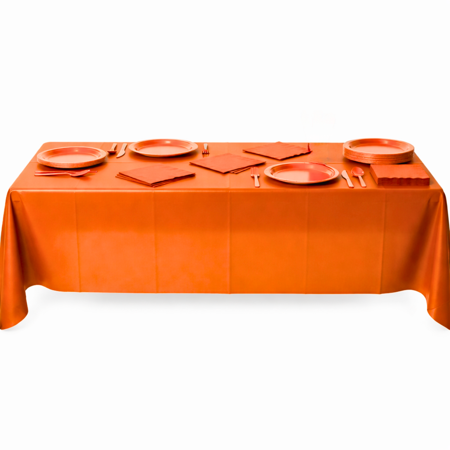 Pumpkin Orange Party Kit for 16 people - Deluxe