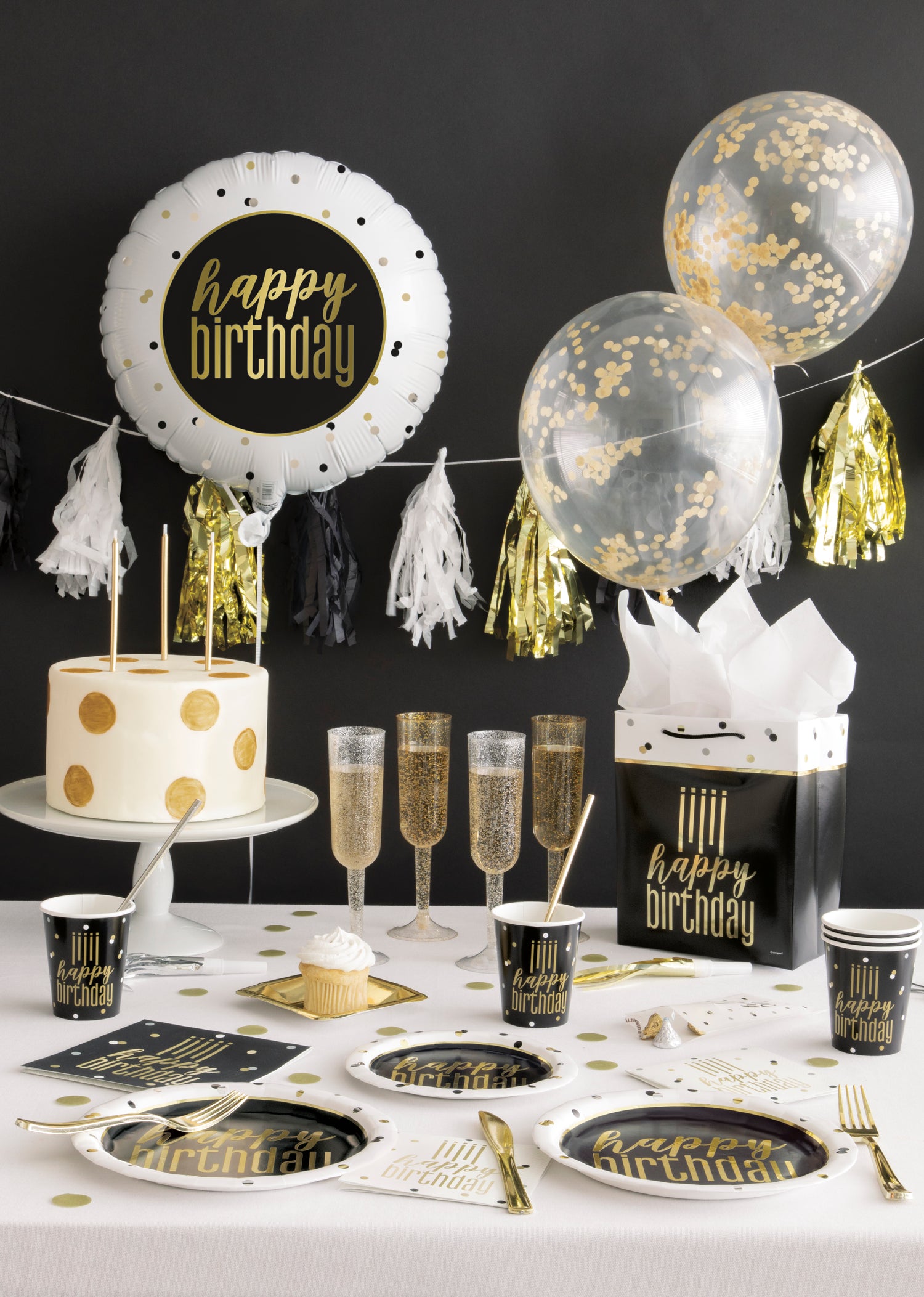 Metallic Happy Birthday Party Kit - BEST