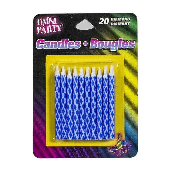 Blue Diamond Candles