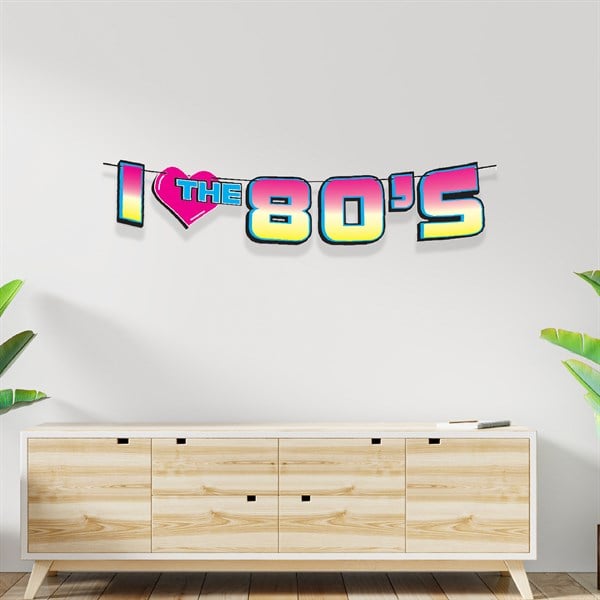 I Love The 80's Streamer