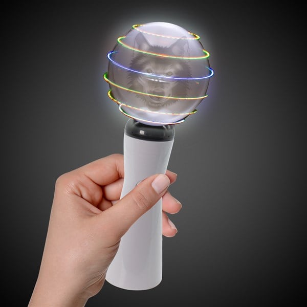 LED Wolf Coin Spinner Wand