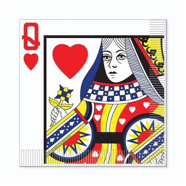 Queen of Hearts Lunch Napkins