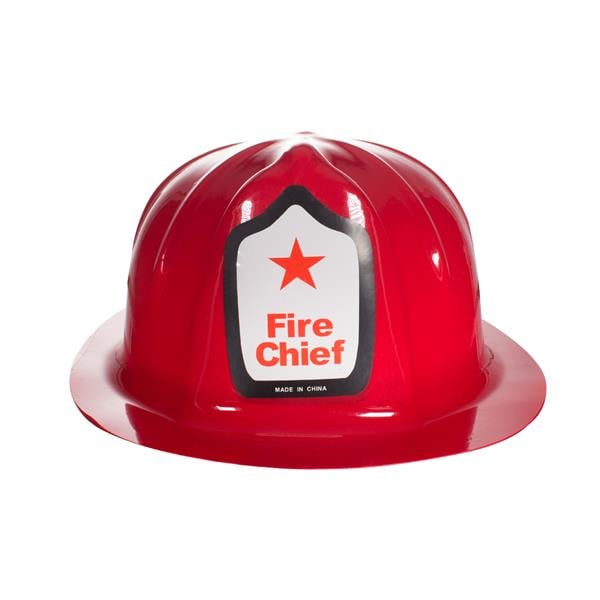 Red Plastic Fire Helmets