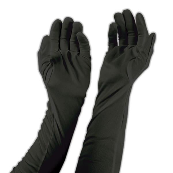 Black Elbow Gloves