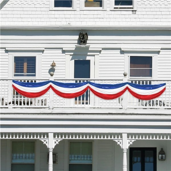 Patriotic Plastic 15' Bunting