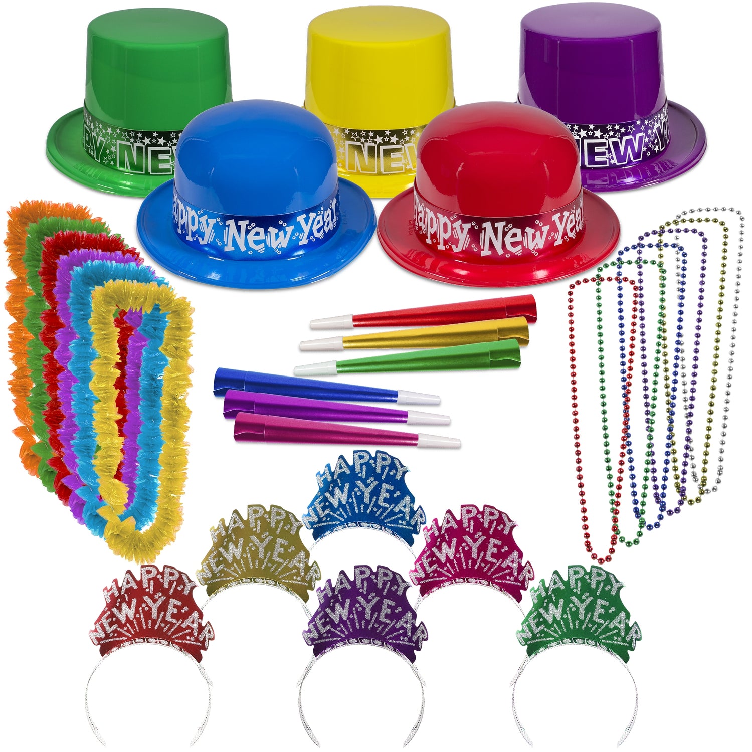 Colorful Showboat  New Year Party Kit For 100