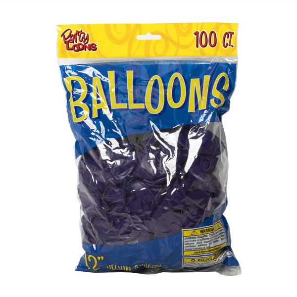 Purple Latex 12" Balloons