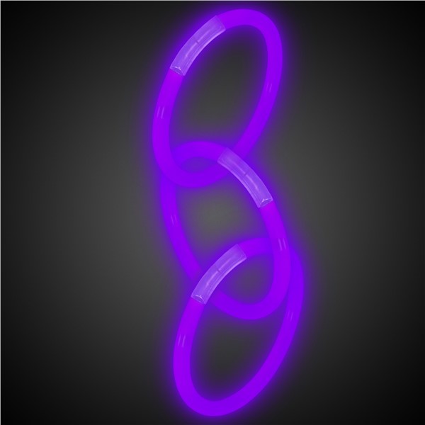 Purple 8" Glow Bracelets