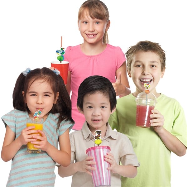 Tropical Drink Straws