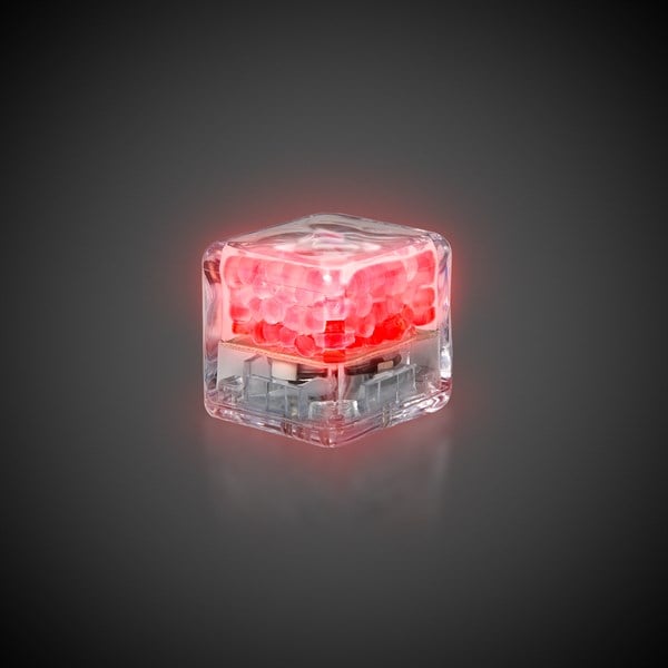 Red Liquid-Activated LED Ice Cubes
