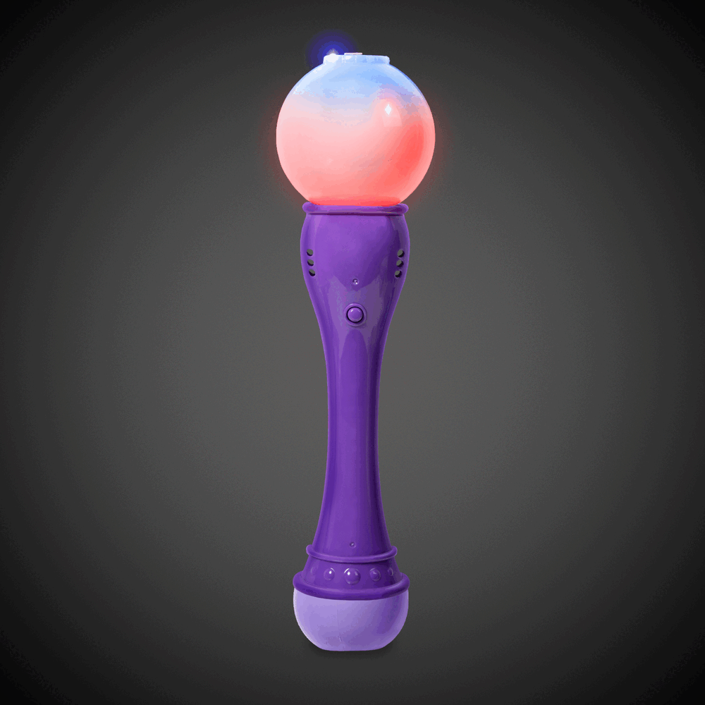 LED Purple Bubble Wand