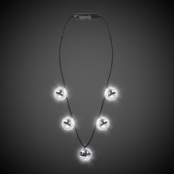 LED Disco Balls Necklace