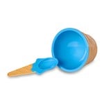 Blue Ice Cream Bowl & Spoon Sets