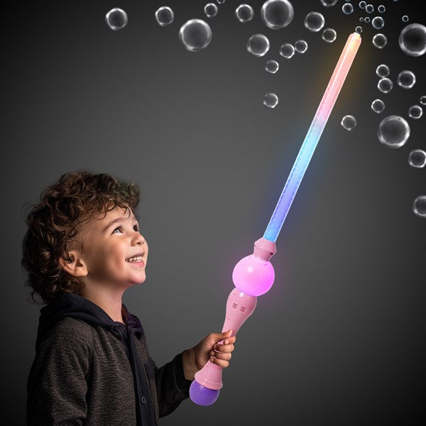 LED Pink Bubble Sword