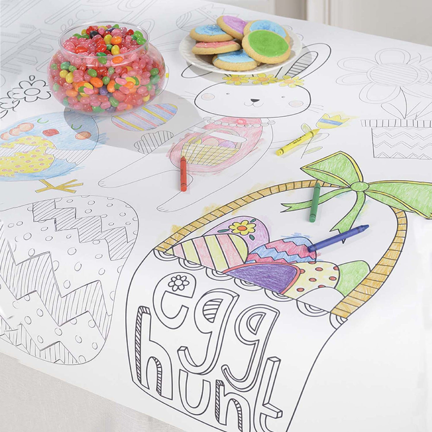 Easter Color-In Table Cover